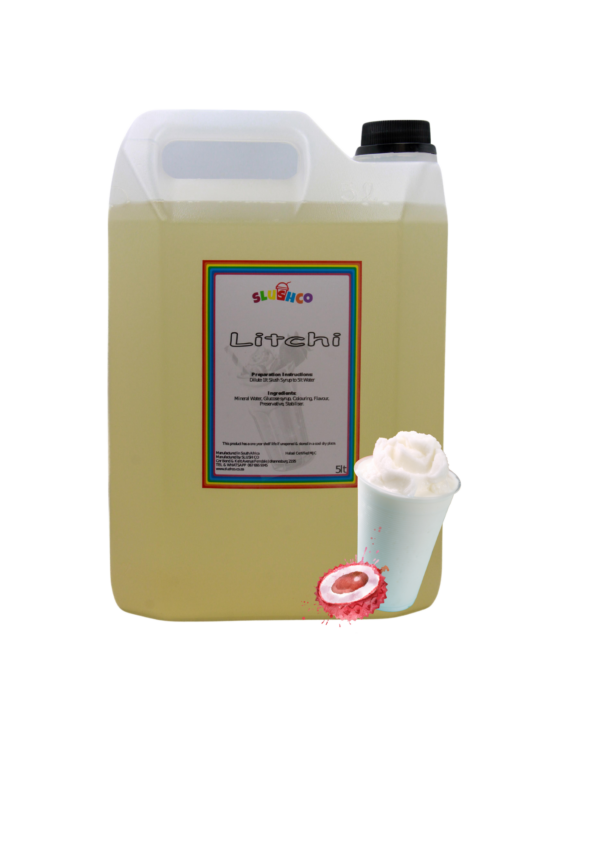 Litchi Slush Syrup 5lt