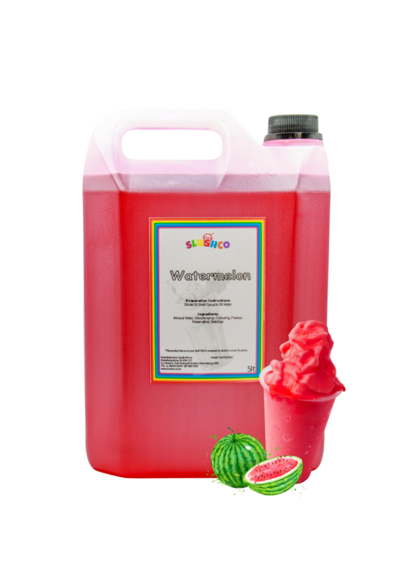 5 Watermelon Slush Syrup 5lt