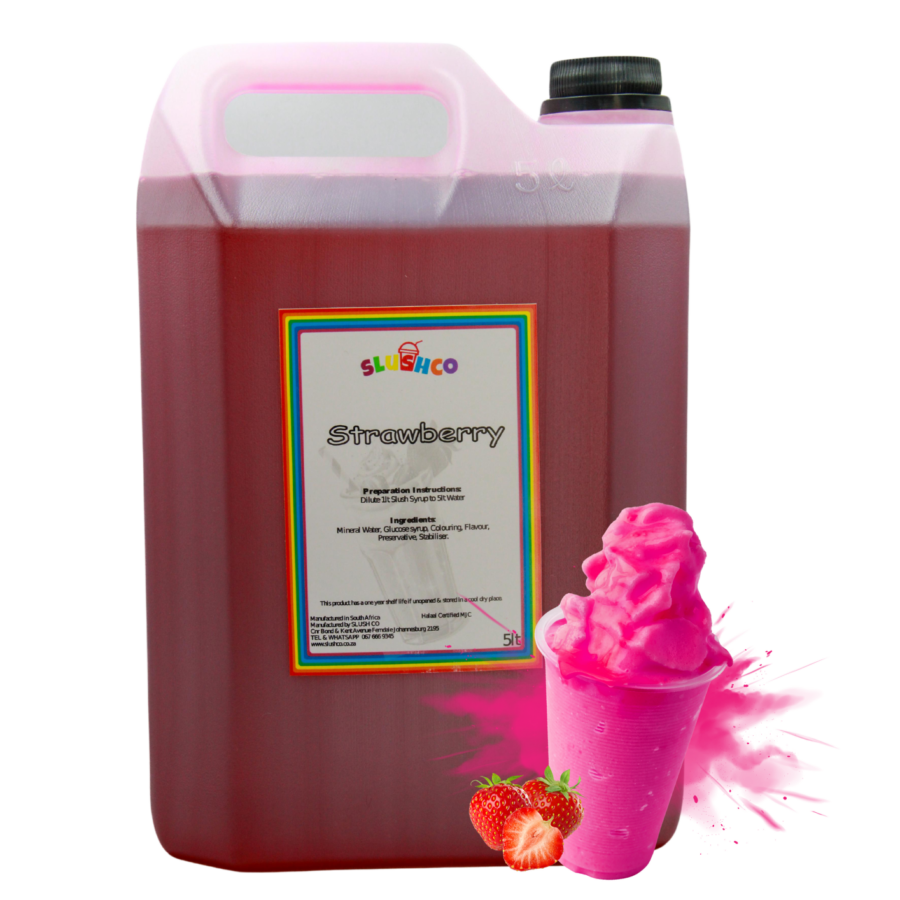 7 Strawberry Slush Syrup 5lt